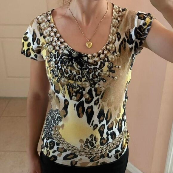 Cache Tops - Cache Women's multi Blouse